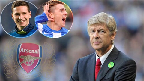 Arsenal nên mua Griezmann thay vì Draxler