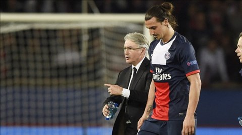 Ibra nghỉ 1 tháng,  PSG gặp hạn