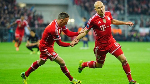 Bayern Munich 3-1 M.U (Tổng tỷ số 4-2): 