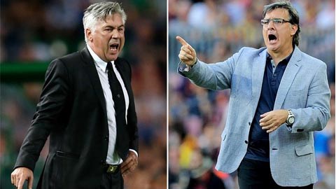 Một Martino thận trọng và một Ancelotti dám chơi, dám chịu