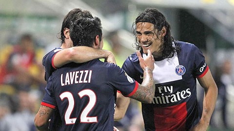 Lyon 1-2 PSG: Cavani mang Cúp Liên đoàn về thủ đô