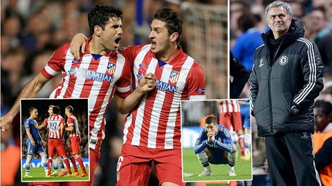 Chelsea 1-3 Atletico: Mourinho thua đau tại sân nhà