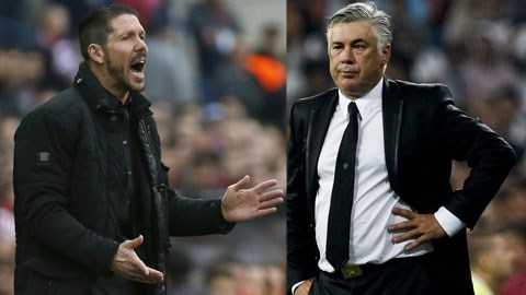 Simeone - Ancelotti, derby của Serie A!