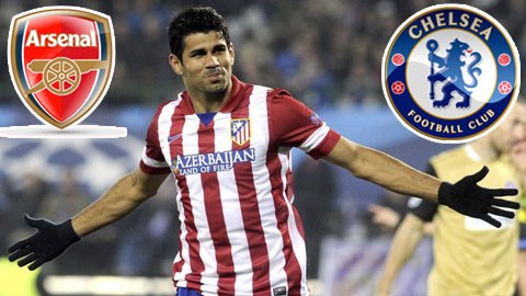 Arsenal tranh giành Diego Costa với Chelsea