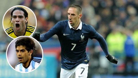 Chốt danh sách dự World Cup: Ribery góp mặt, Falcao & Banega bị loại