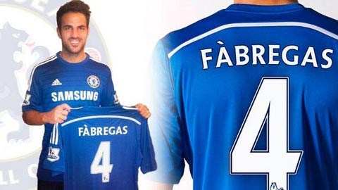 Chelsea hoàn tất vụ chuyển nhượng Fabregas