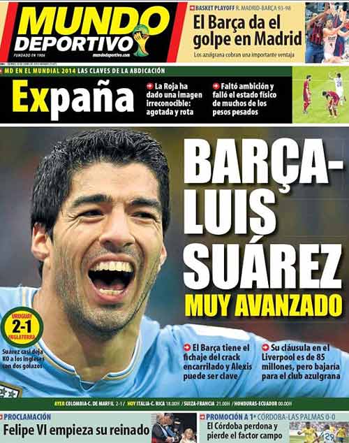 Đánh bại Real, Barca giành chữ ký Suarez - 1