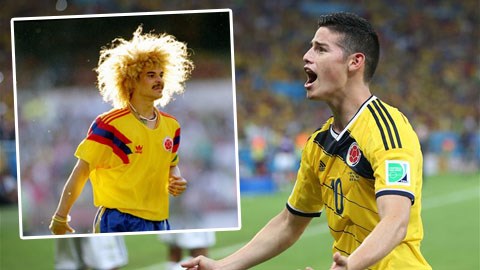 James Rodriguez: Valderrama mới của Colombia