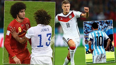 Những cái nhất tại World Cup 2014 sau vòng 1/8 Những cái nhất tại World Cup 2014 sau vòng 1/8