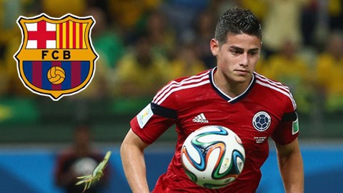 Barca chồng đủ 90 triệu euro mua James Rodriguez nhưng... Barca chồng đủ 90 triệu euro mua James Rodriguez nhưng...