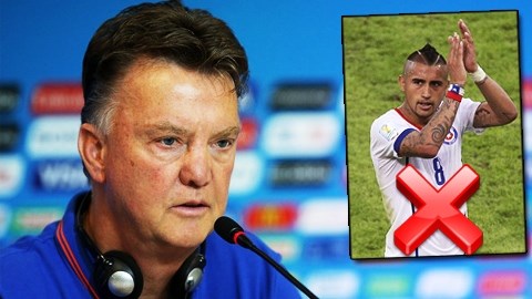 M.U: Van Gaal bất ngờ tuyên bố buông vụ Vidal