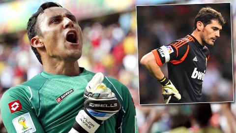 Navas đánh bại Casillas ngay ở thái độ luyện tập Navas đánh bại Casillas ngay ở thái độ luyện tập