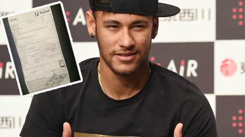 Neymar bị cảnh sát sờ gáy vì lý do rất vớ vẩn