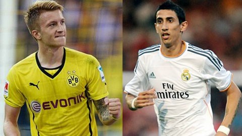 Di Maria và Marco Reus “hot