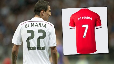 Thiếu chữ “R”, M.U chưa bán được áo của Di Maria