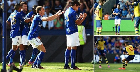 Leicester 1-1 Arsenal: Thất vọng Pháo thủ