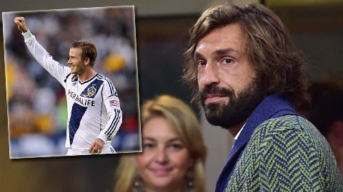 Pirlo có thể tiếp bước Beckham sang Mỹ ngay tháng 1 tới