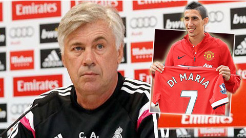 Ancelotti cáo buộc Di Maria đến M.U vì tiền