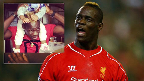 Balotelli bỗng dưng thành ông bố gương mẫu