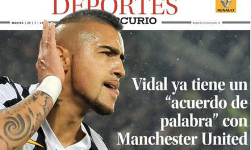 Tin HOT trưa 23/10: Vidal sắp rời Juventus về MU - 1