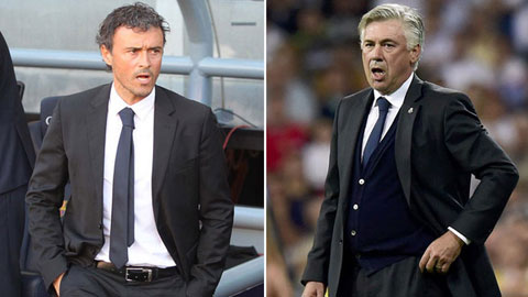 Carlo Ancelotti vs Luis Enrique: Sự tương phản kinh điển