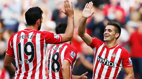 Southampton leo lên vị trí thứ 2 Premier League: Che mờ các đại gia!