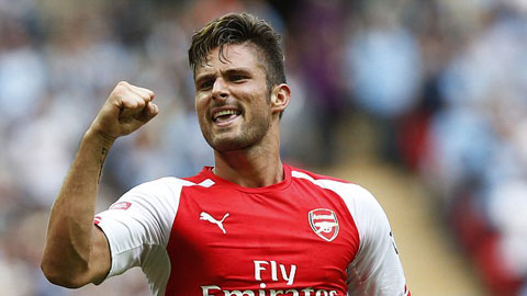 Tin vui cho Arsenal: Giroud trở lại sớm hơn dự kiến nửa tháng