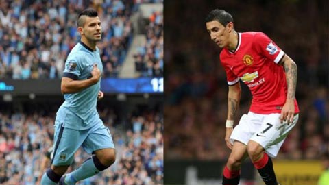 Aguero hay Di Maria sẽ là ông chủ của derby Manchester?