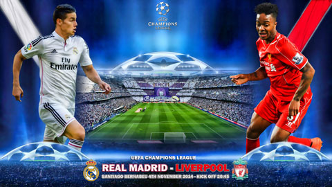 02h45 đêm nay, trực tiếp: Real Madrid vs Liverpool