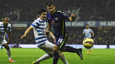 QPR 2-2 Man City: Man City lại sẩy chân