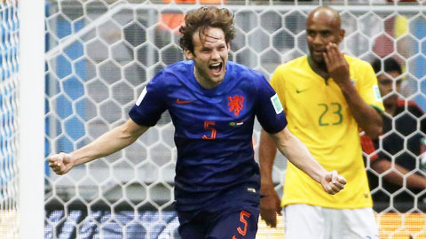 ĐT Hà Lan: Daley Blind sẽ chơi như một libero