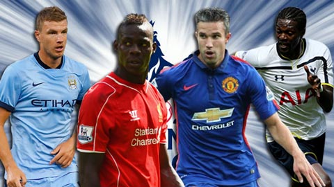 Balotelli, Adebayor, Dzeko và Van Persie: Vấn đề của những 