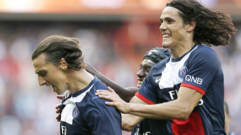 Cặp bài trùng Ibra-Cavani trở lại