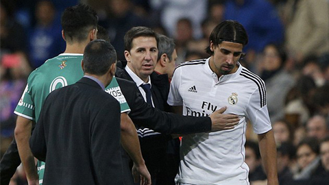 Khedira đã bình phục sau khi bị chấn động não