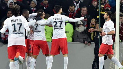 Vòng 16 Ligue 1: PSG lỡ cơ hội lên ngôi đầu, Saint Etienne vào Top 3 Vòng 16 Ligue 1: PSG lỡ cơ hội lên ngôi đầu, Saint Etienne vào Top 3