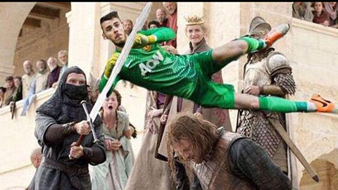 Fans M.U phát sốt vì “đấng cứu thế” De Gea