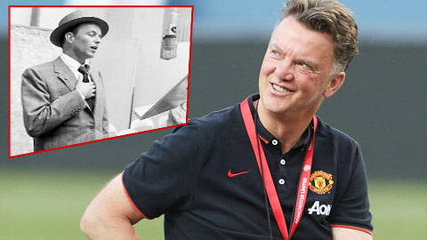 Van Gaal hóa thân thành…Frank Sinatra