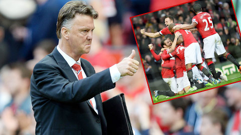 M.U thắng trận thứ 6 liên tiếp: Van Gaal đã mơ vô địch!