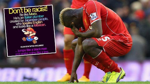 Bị cấm thi đấu vì phân biệt chủng tộc, Balotelli lỡ đại chiến Arsenal - Liverpool