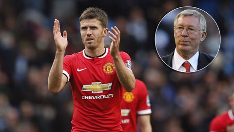 Sir Alex ca ngợi Carrick là tiền vệ hay nhất Premier League