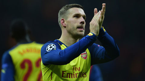 Inter Milan đạt thỏa thuận mượn Podolski