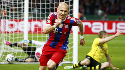 Robben “bay” nhất Bayern