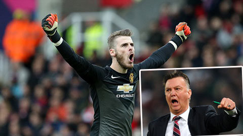 HLV Van Gaal tự tin De Gea sẽ gia hạn hợp đồng với M.U