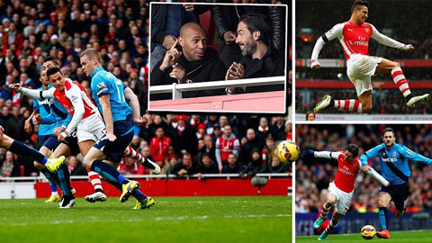 Arsenal 3-0 Stoke: 