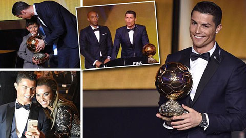 Hattrick Quả bóng vàng cho Ronaldo