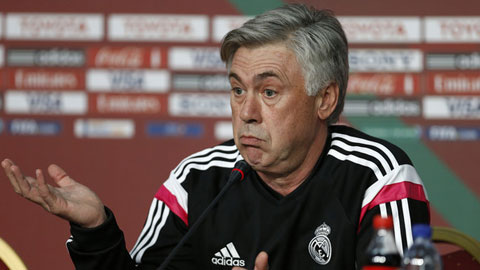 HLV Ancelotti bình thản trước phong độ đi xuống của Real