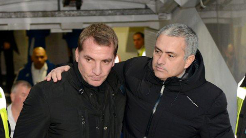 Rodgers và Mourinho: Từ bạn bè thành địch thủ