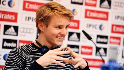 Tân binh Odegaard của Real sắp lập kỷ lục mới tại Champions League