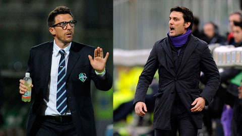 Trước trận Sassuolo - Fiorentina: Ngày Di Francesco gặp lại Montella