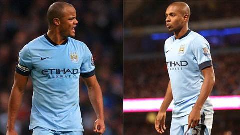 Man City bác chuyện loại Kompany và Fernandinho vì hục hoặc ở phòng thay đồ